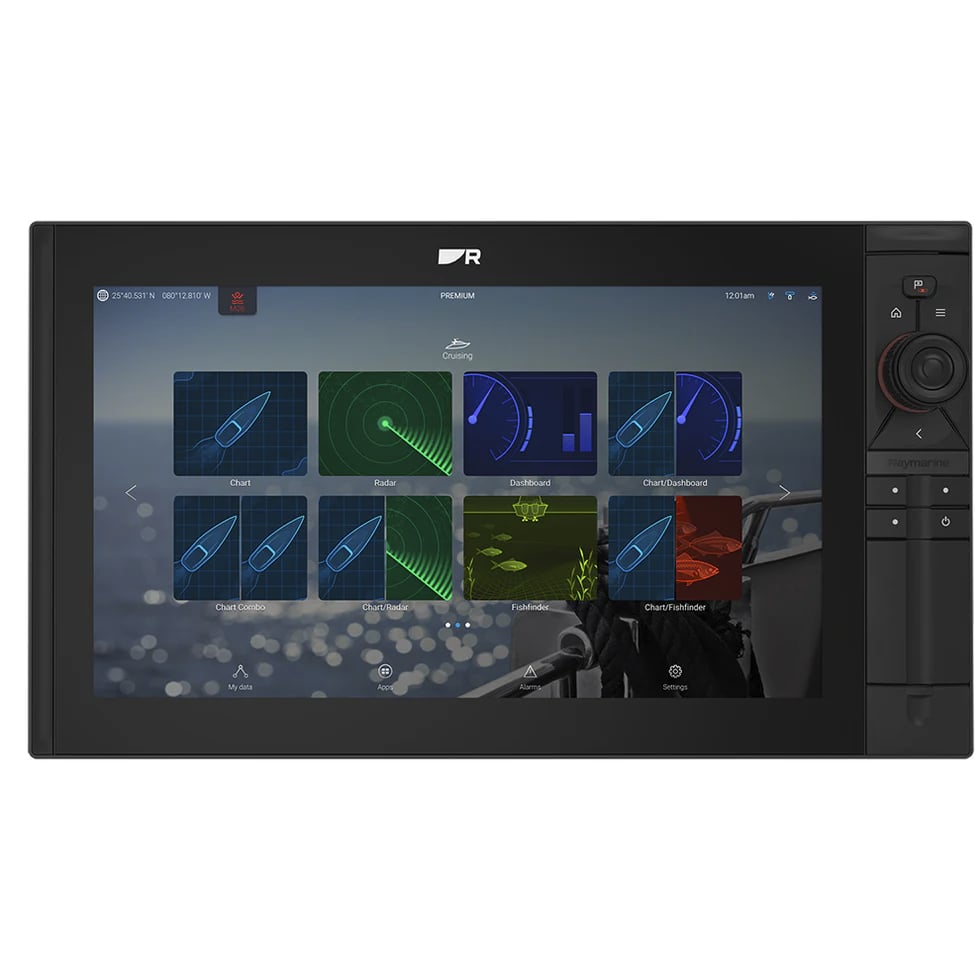 Raymarine AXIOM 2 Pro 16 S North America HybridTouch 16åÎå?Ì??åÎå� Multifunction Display with CHIRP Conical Sonar for CPT-S - E70657-00-102