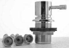 Aravon MIXER TAP, H & C, CHROME BRASS - EA49