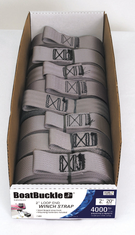 Boat Buckle Value Line Winch Straps (8Pr)