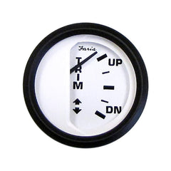 Faria Trim Gauge-Yamaha O/B Euro White - 12990