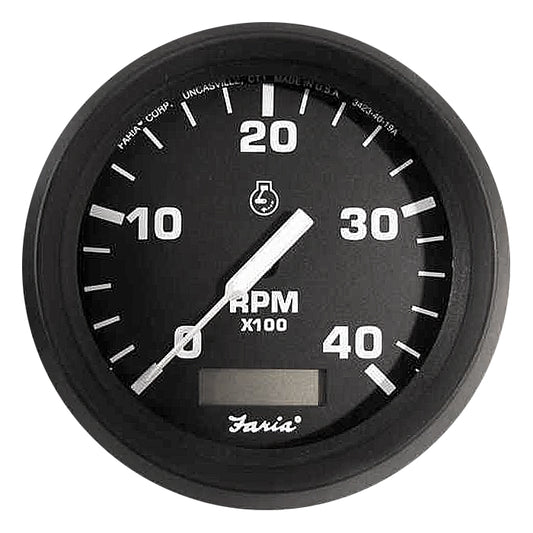 Faria Euro Tachometer w/ Hourmeter - FAR32834