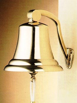 BELL, SHIP'S,SWIVEL MOUNT 150mm 6"