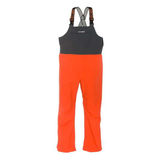 Grundens Full Share Bib - Orange/Grey