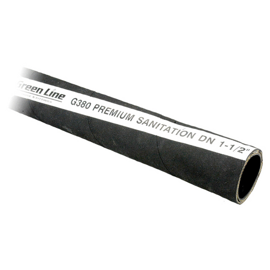 Mariner Hoses Black Rubber Sanitation Hose (G380B)