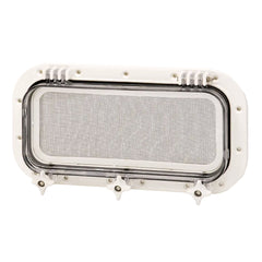 Bomar Rect. Portlight White 7 X15