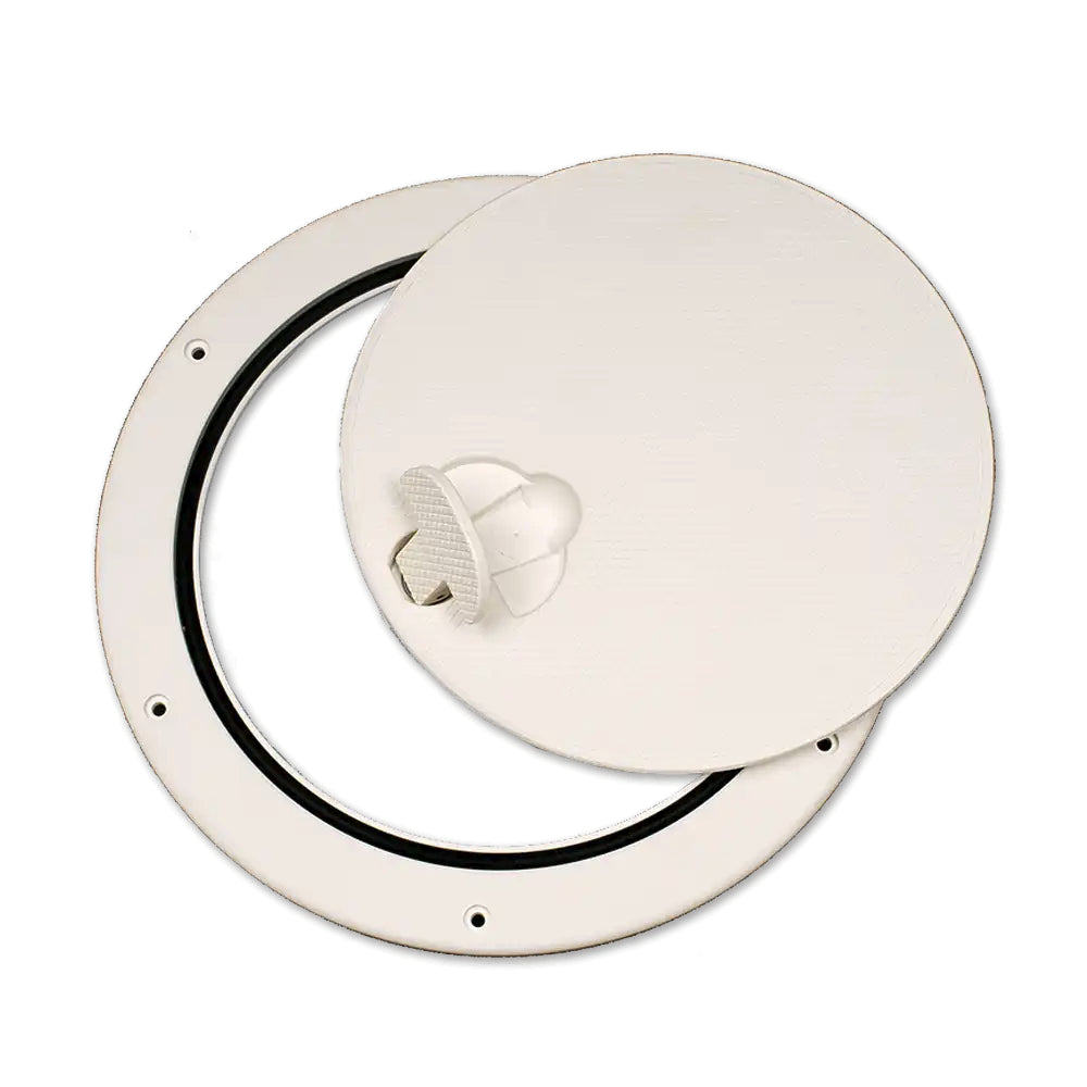 Bomar Off White 10 Locking Ctr Deck Pl