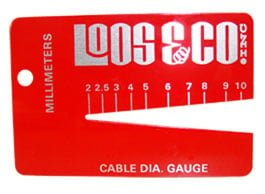 Loos Cable Diameter Gauge - Steveston Marine and Hardware