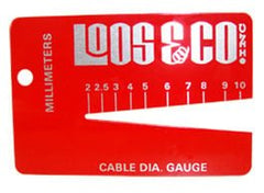 Loos Cable Diameter Gauge - Steveston Marine and Hardware