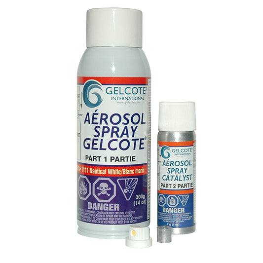 Gelcote Aerosol Can Black 14 Oz Kit
