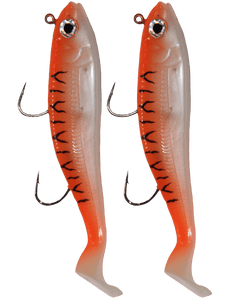 Lighthouse 6oz Mega Bite Swim Tail Jigs Swimtail Garfield Swim Tail Jig 2 pcs - Steveston Marine and Hardware