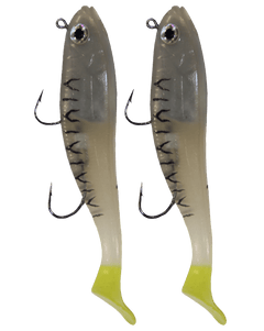 Lighthouse 3oz Mega Bite Swim Tail Jig Glocaine 2 pcs - Steveston Marine and Hardware