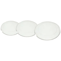 HMG Flat Top Deck Plate 4" White - 505-105