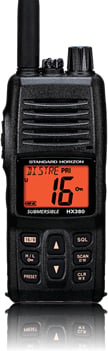 Standard Horizon HX380 5 Watt Handheld Commercial VHF with LMR Channels