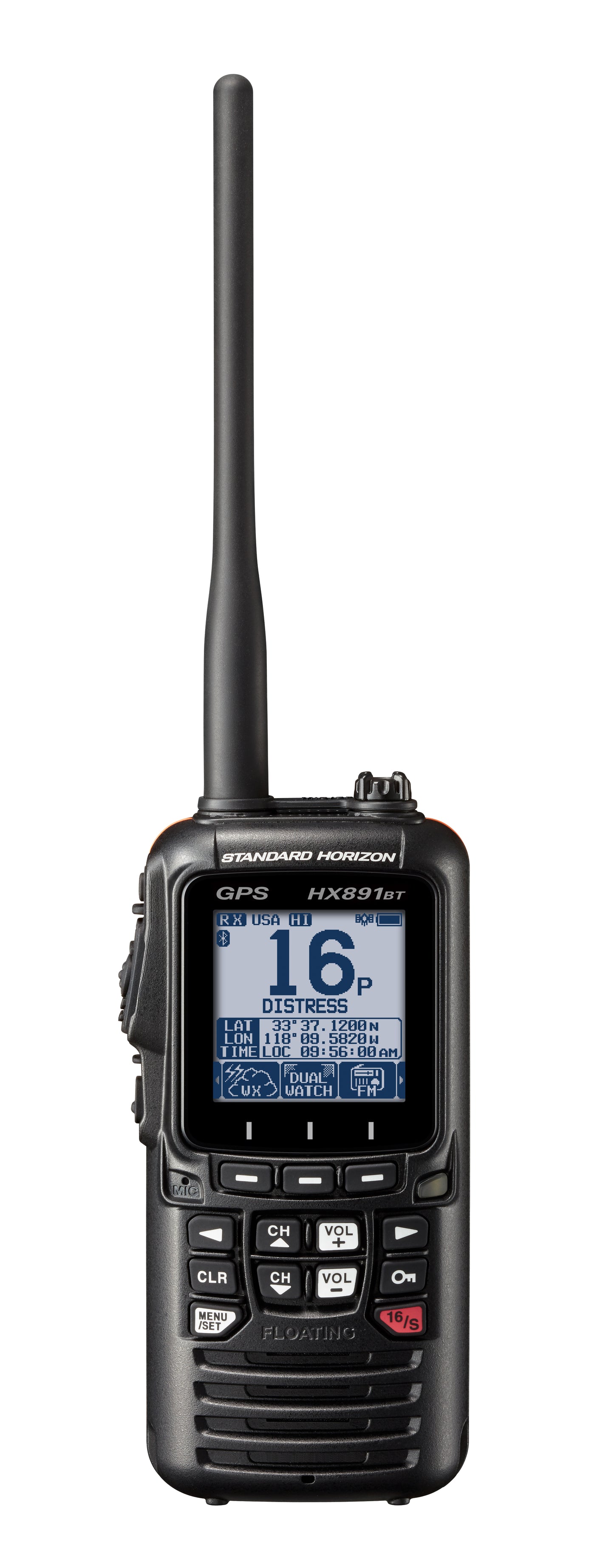 Standard Horizon HX891BT VHF Radio GPS Black