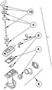 Johnson Marine Manual Toilet Replacement Pump Kit