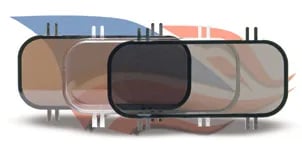 Beckson Clear Lens 4 X14