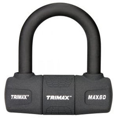Trimax General Purpose Black U Lock With Chrome - Steveston Marine and Hardware