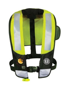 Mustang MD3153 T3 High Vis. Inflatable PFD With HIT - Steveston Marine and Hardware