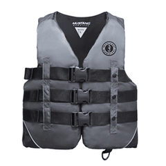 Mustang Vest 3 - Buckle Watersports Lifejacket - Black - XL - Steveston Marine and Hardware