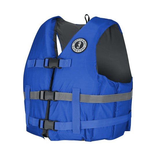 Mustang Survival Livery Foam Vest Blue Size XS/S - MV7010