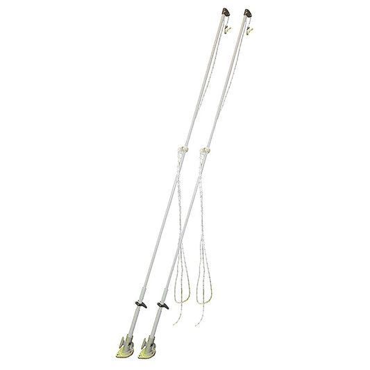 Dock Edge Premium Mooring Whips 12' - Set of 2