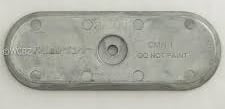 Zinc Hull Anode Oval One Hole Bolt On