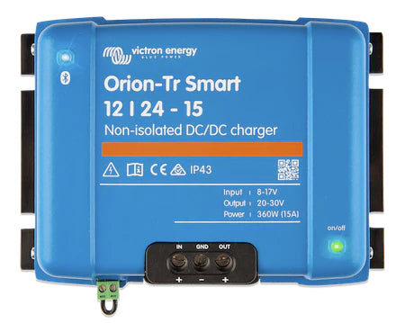 Victron Orion-Tr Smart 12/24-15A (360W) Non-Isolated DC-DC Charger - ORI122436140