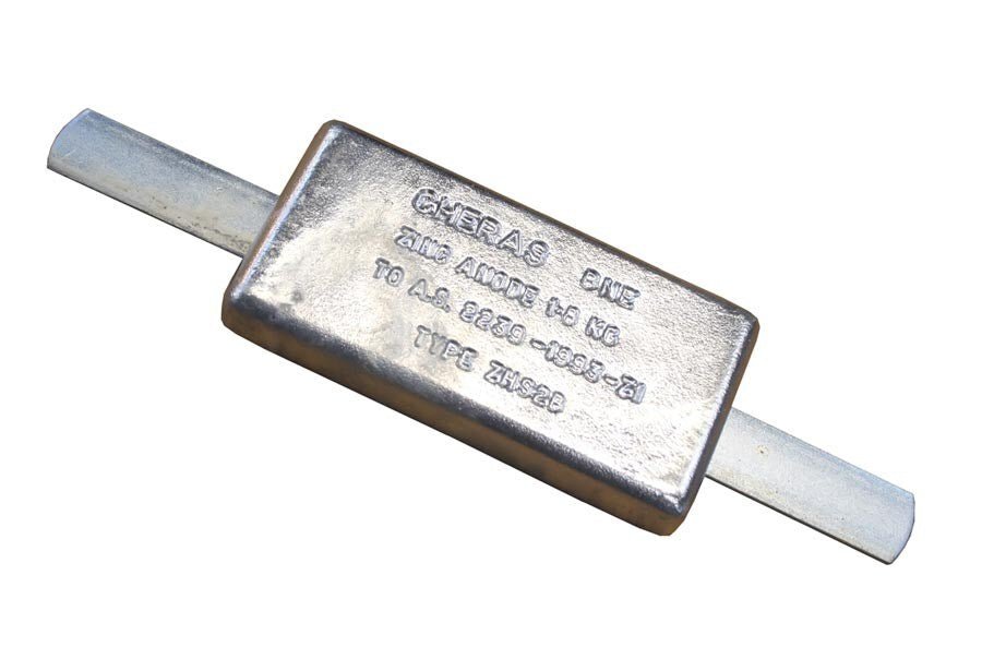 Hull Anodes (Zinc & Aluminium – Plate & Strap Types) - Steveston Marine and Hardware