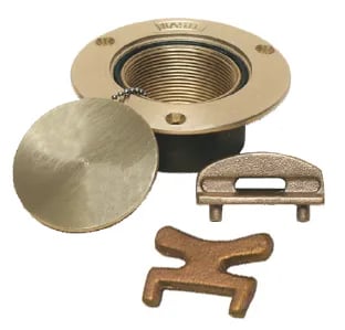 Buck Algonquin Deck Plate 1-1/4 Water