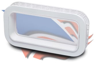 Beckson White/Clr Window 5 X12 X2