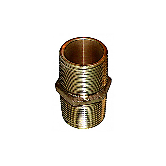 Groco PN-750 3/4" NPT Bronze Pipe Nipple (PN-750)