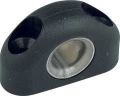 Fairlead,Stainless 6.5mm. I.D. Black