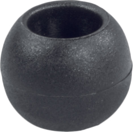 Parrel Bead,20mm O.D.. 10.5mm I.D. Black