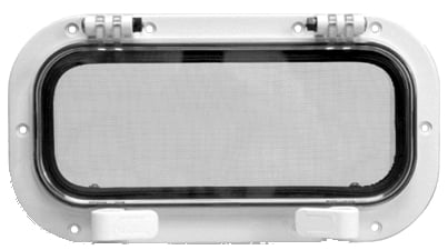 Beckson White/Clr Portlight 4 X10 X1