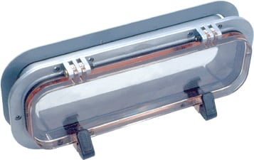 Beckson White/Clr Portlight 4 X14 X1