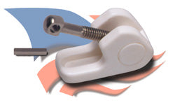 Beckson Cam Latch Assy.-White