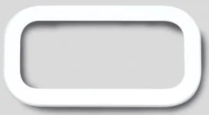 Beckson 3X10 Portlight Trim Ring Blk