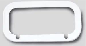 Beckson Trim Ring 4"X10" White W/Drip