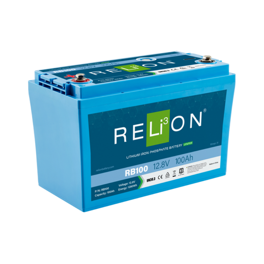 RELiON Deep Cycle Batteries - RB100 12V 100Ah Lithium Battery