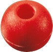 Parrel Bead,5/8"Dia. Red.