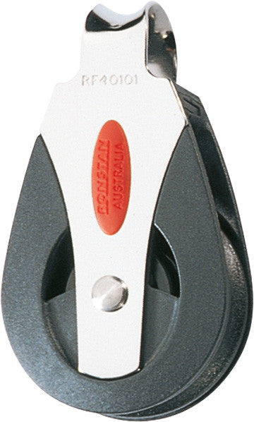 Block,Single,Un,B.B.3/8". Series 40 Top Loop