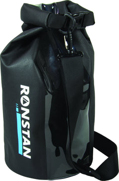 Bag,Dry 10 Litre. Black + Blue Stripe