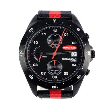 45mm Analogue Watch,. Matt Black, Stainless