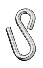 "S"  Hook, 3/8 Dia.