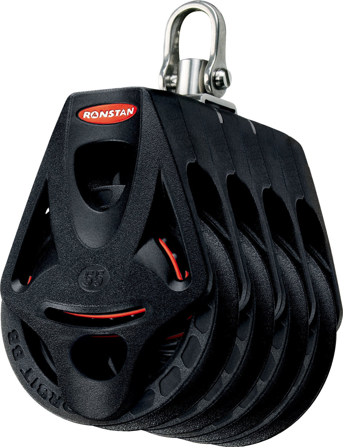 Block,Quad,Becket,55mm. Swivel, Series 55 Orbit