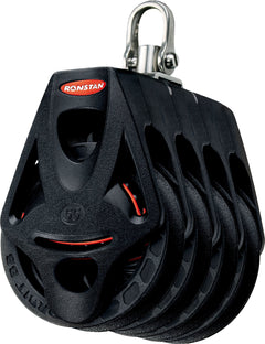 Block,Quad,Becket,55mm. Swivel, Series 55 Orbit