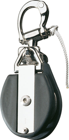 Snatch Block,C/Wtrunnion,. 13,230 Lb.Breaking 3/4"