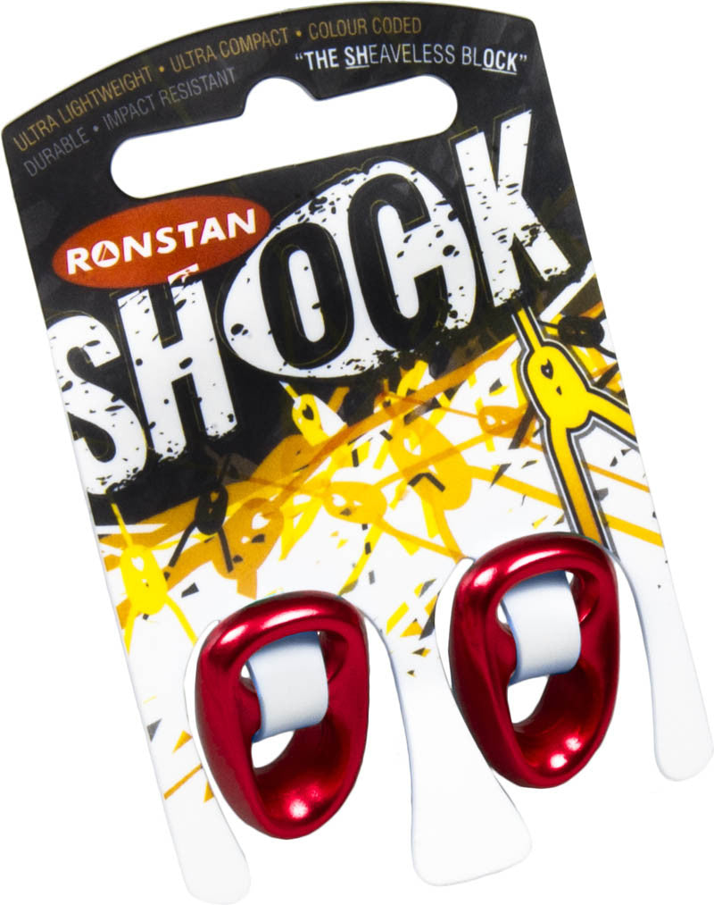 Shock Block Mwl175Kg Pair. Red  1/16"-3/16" Line
