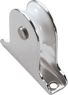 Lead Block,Upright   8mm. Single Sheave:1-1/8"X3/8