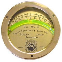 CLINOMETER,BULB 4.5" BRASS - Steveston Marine and Hardware